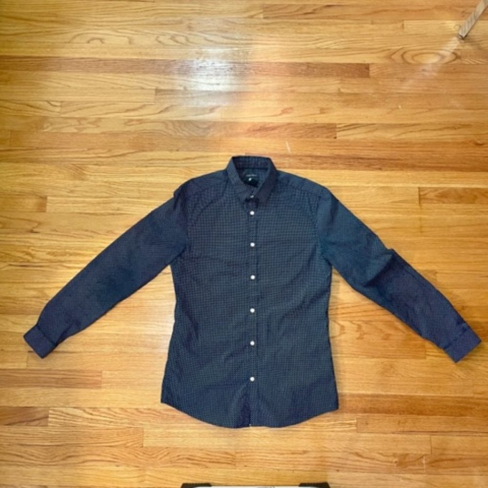 Men's H&M Slim Fit Polka Dot Dress Shirt